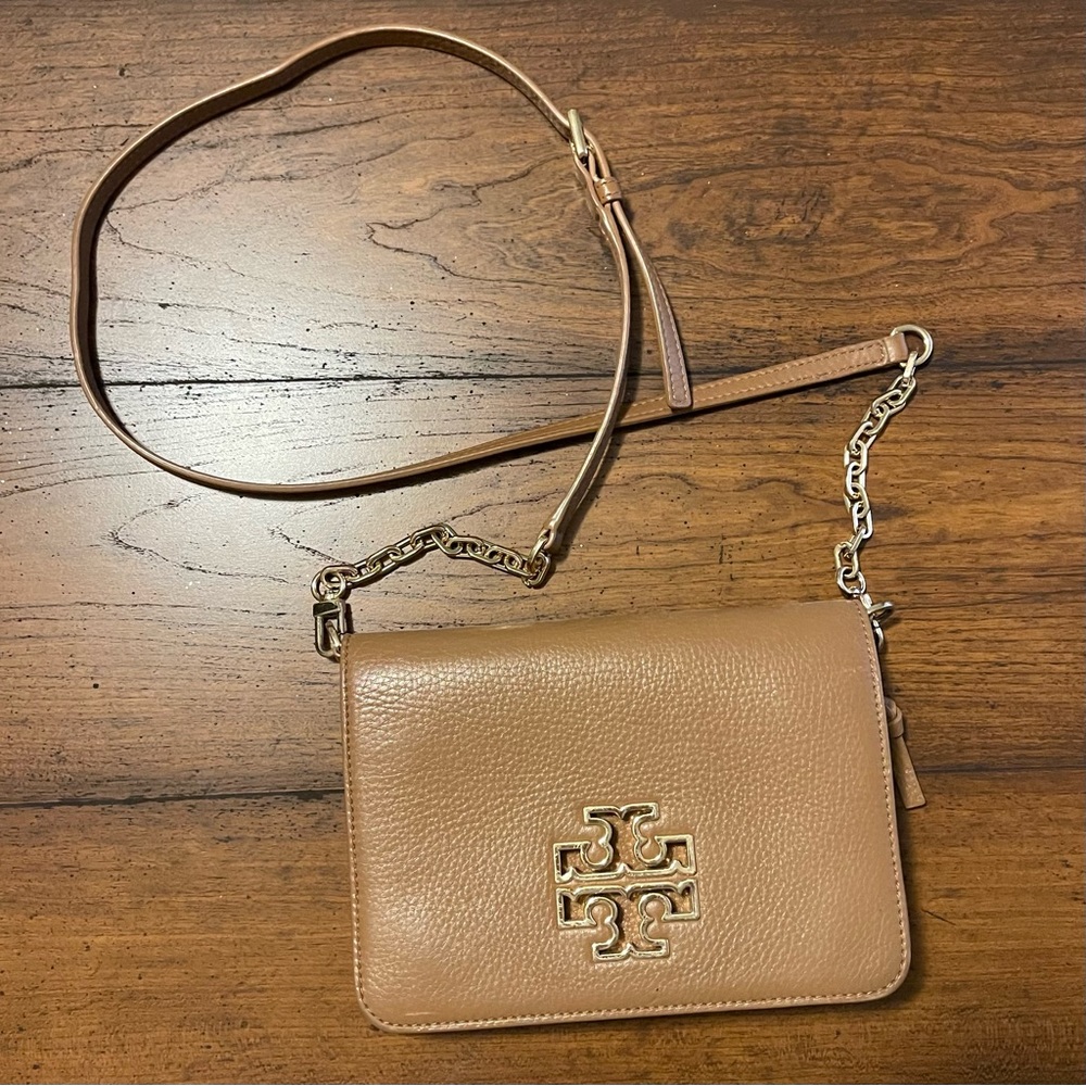 Tory Burch Camel Crossbody bag/Clutch